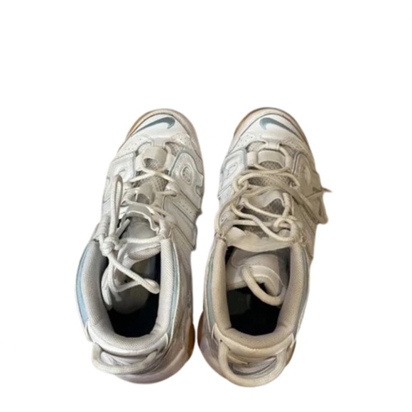 Nike Air More Uptempo Ocean Bliss White Aqua Gum 415082-107 Size 4.5Y (6 -6.5 W) - Picture 8 of 13